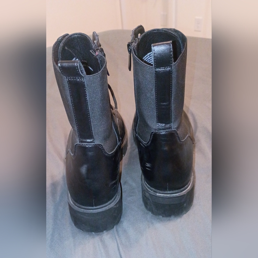 Torrid Women Lace-Up Size 10WW Faux Leather Boots - Picture 3 of 9